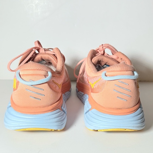Hoka Gaviota 4 Women's Everyday Running Shoes Shell Coral / Peach Parfait 8.5 - Picture 7 of 12